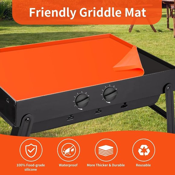 36 Inch Heavy Duty Food Grade Silicone Griddle Buddy Mat - Picture 9 of 11